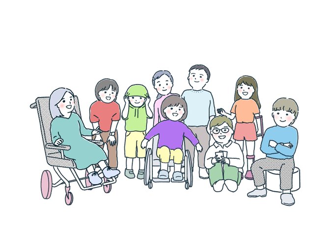 国際障がい者デーのtwitterイラスト検索結果