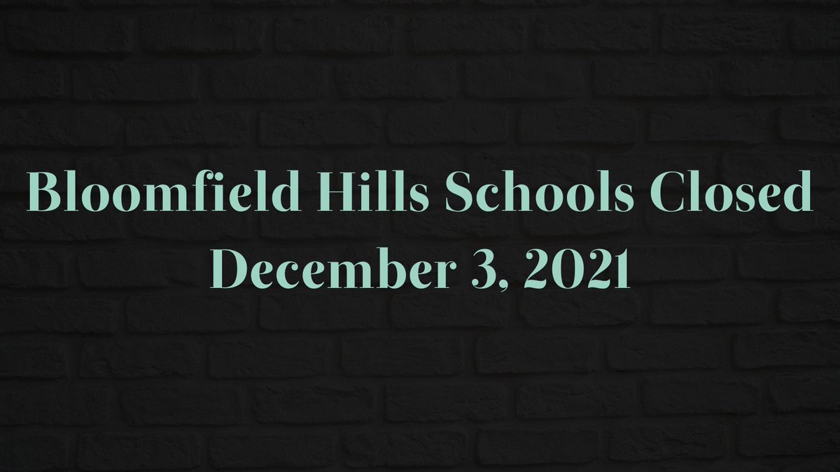 Bloomfield Hills Schools tweet media
