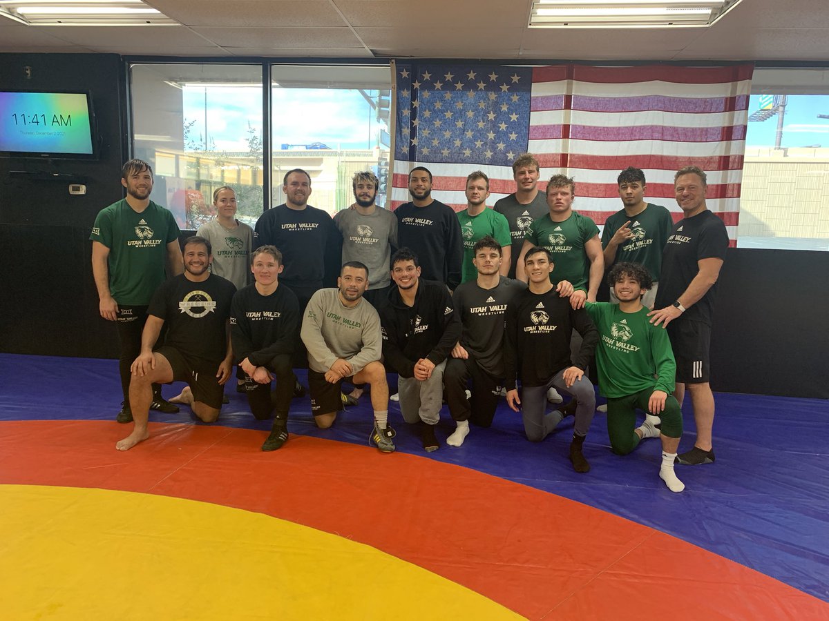 Goldrushwrestle's tweet photo. Got see Nevada Wrestler Ty Smith and Utah Valley Wolverines this morning. @UVUwre https://t.co/xOWbtWCYHY