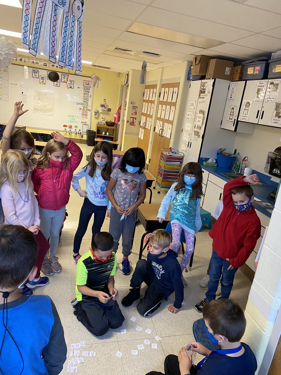 As we are learning new word work games to helps our 🧠 grow in a fun way, these friends invented a new game and taught the rest of us how to play. We ❤️ learning from each other! #classroomfamily