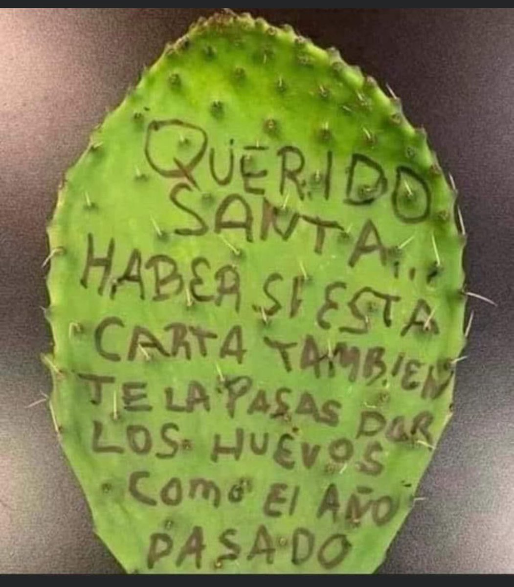 Julioqc's tweet image. Una CARTA especial.
“Querido Santa...