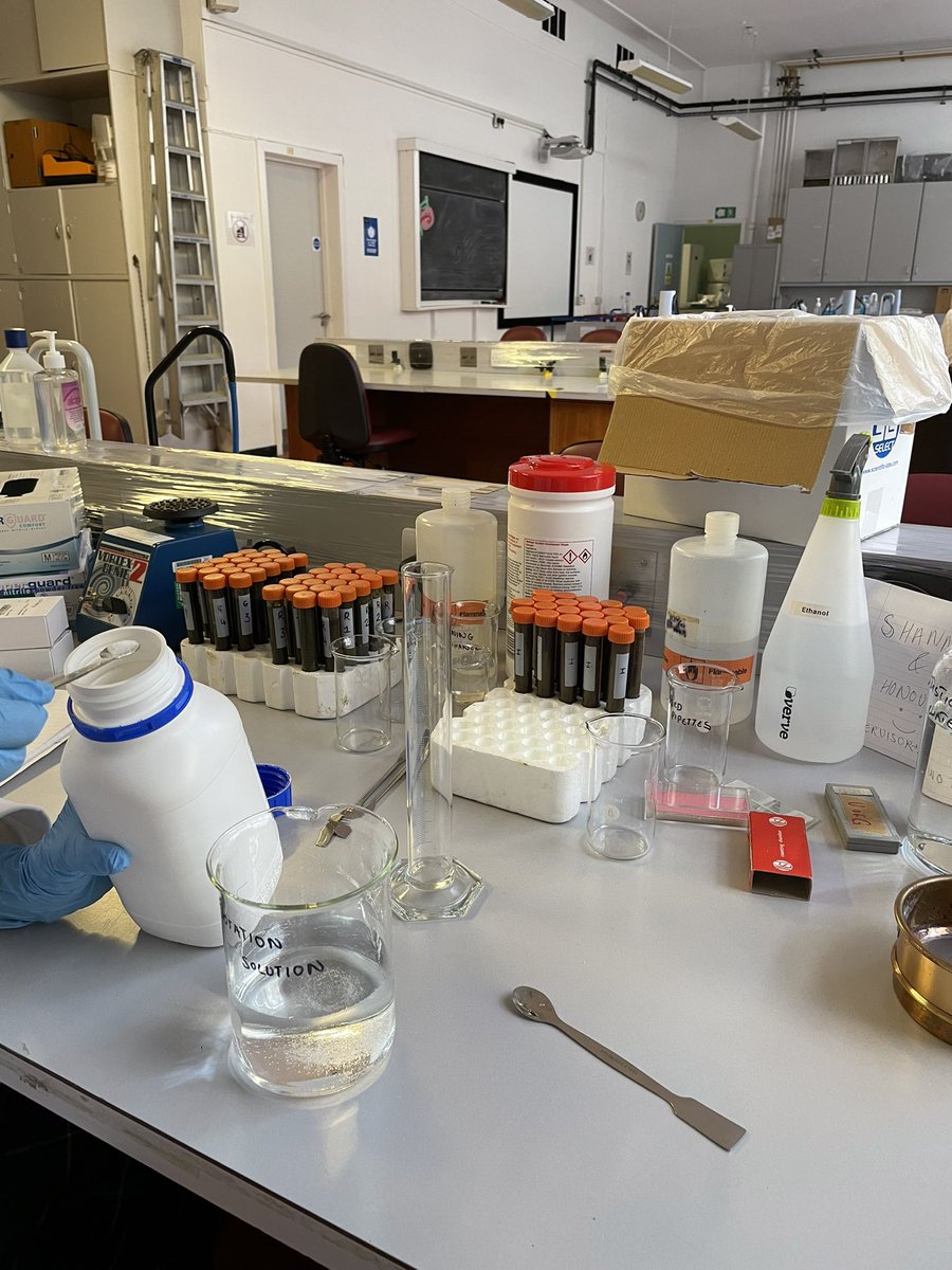 ShannaraEilean's tweet photo. Day 2: Started examining our samples using the McMaster technique 🦠 #parasites #parasitology #honoursproject #WomenInSTEM #biology #science #uofg https://t.co/nEU7GAUHZJ