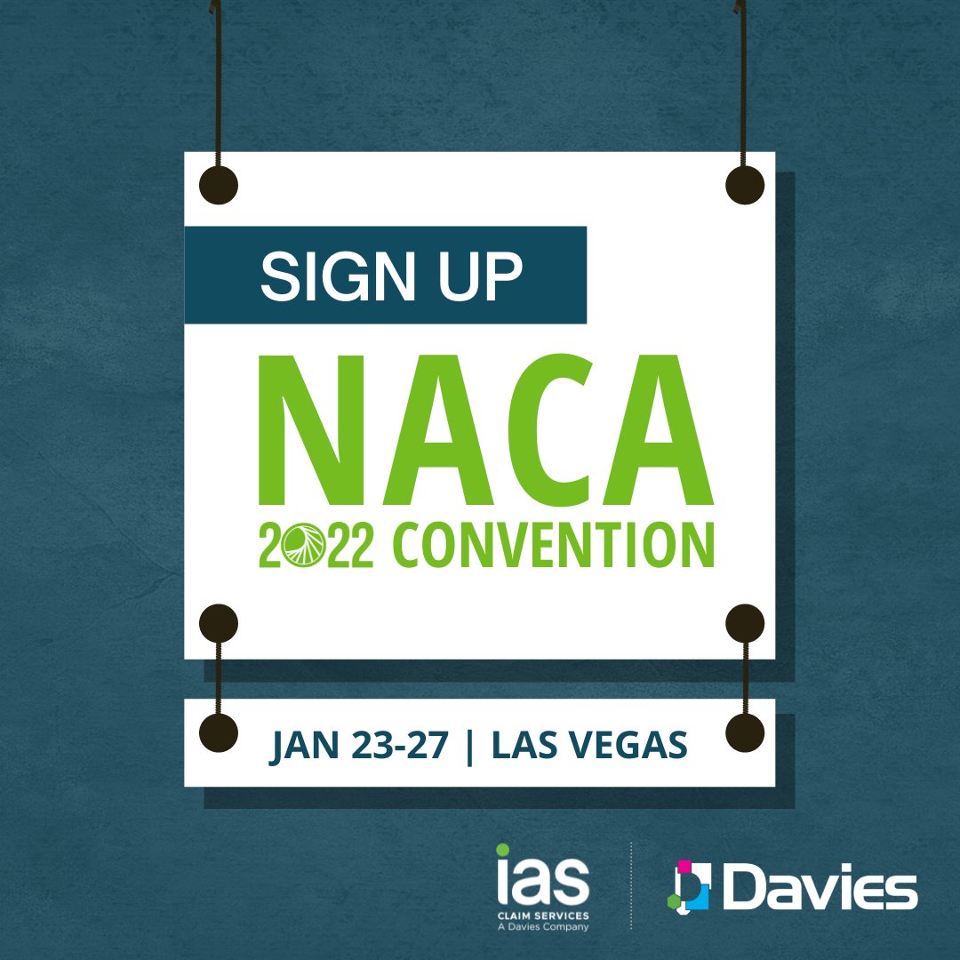 2022 is quickly approaching! It’s not too late to sign up for the NACA Convention on January 23rd-27th! Our IAS/Davies team is excited to meet you. Register here: hubs.ly/Q0109gtm0