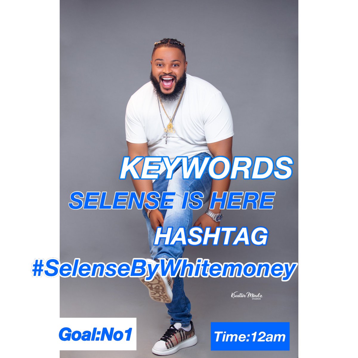 amishantel's tweet photo. Hi #WhitemoneyGeng and lovers of @itswhitemoney the tags for tomorrow are: 👇🏻
KEYWORDS:SELENSE IS HERE
HASHTAG: #SelenseByWhitemoney 
Time:12am
Goal: No1
The long awaiting #Selense song by our own chief drops 2morrow!
Hype,cruise,tweet,retweet and comment with the tags! Let’s go! https://t.co/Cs8k9Xv88x