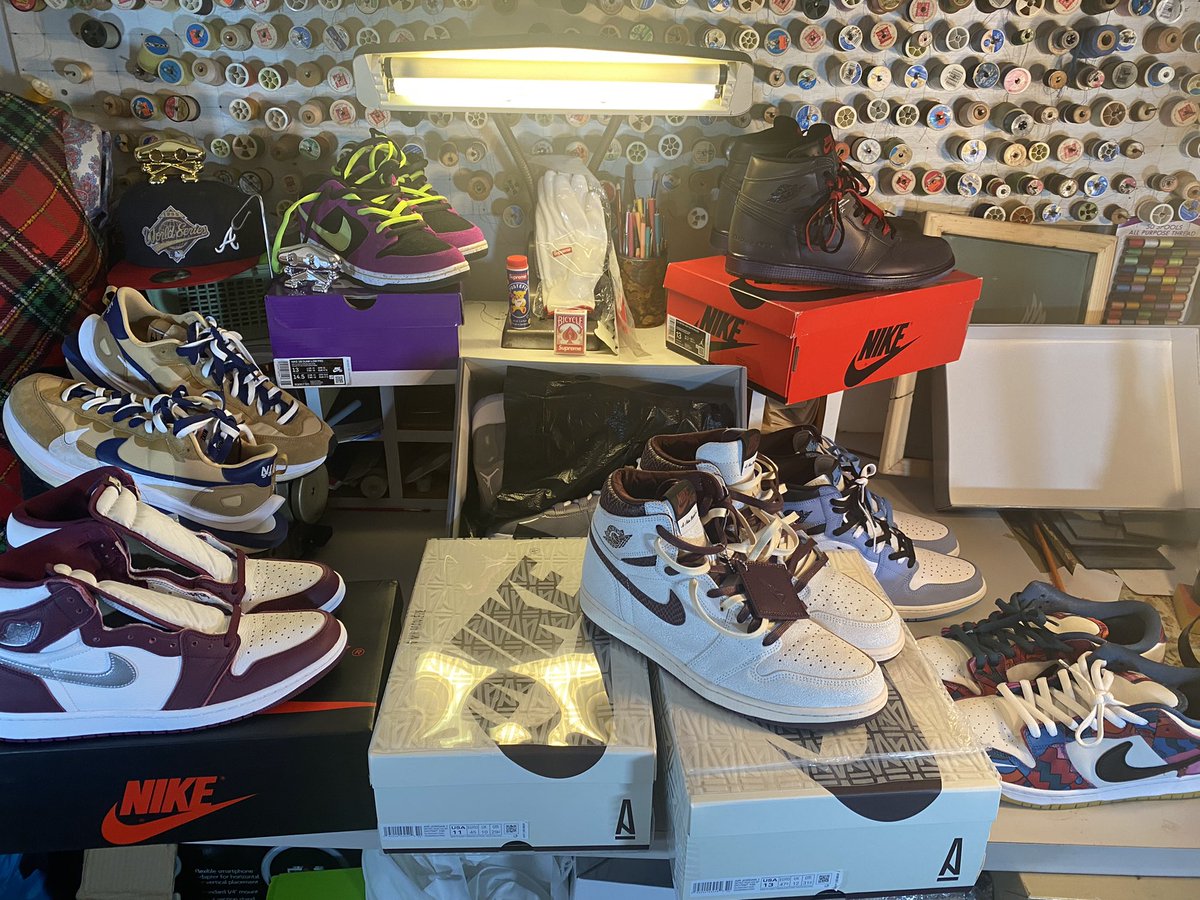 This doesn’t even start to tell the story of my year with sneakers but the year end review will be INSANE #yoursneakersaredope