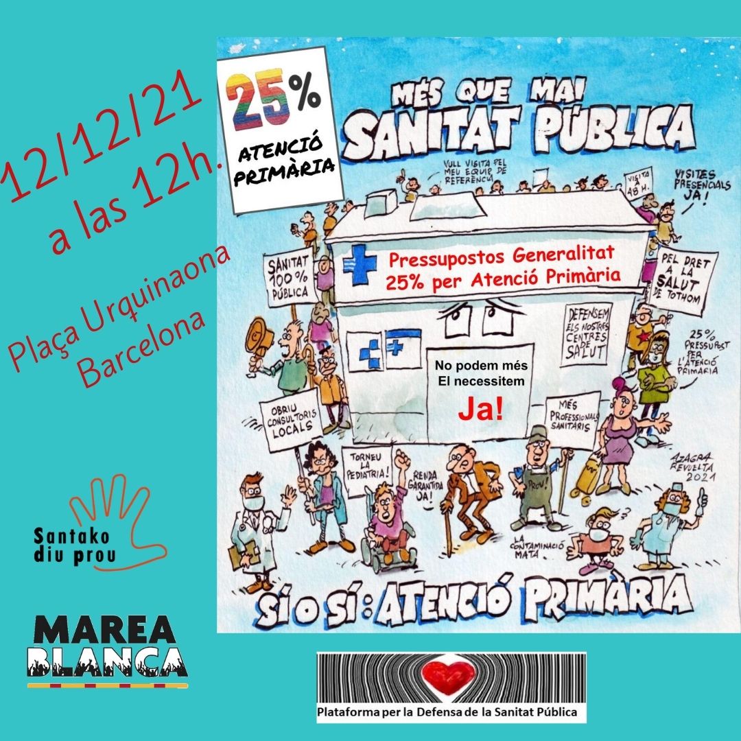 Plataforma Sanitat PúblicaBV i V.O/ MB CAT (@defensanitatbv) on Twitter photo 