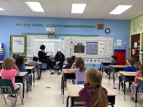 NorManBlizzJrA's tweet photo. Today Captain Bryden Sinclair and Brock MacDonald attended Opasquia School to read to the kids, We had a great time!  Thanks for having us! 

#OCNBlizzard #BlizzNation #ProudPastBrightFuture #communitysupport https://t.co/rhLqm5hast