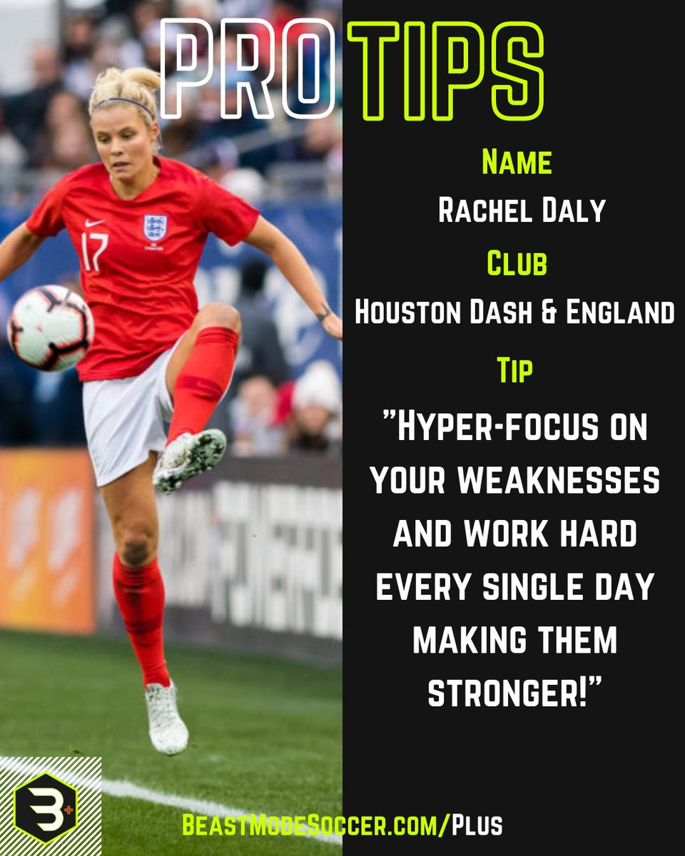 MySoccerApp's tweet photo. ⚽️PRO TIPS!👍

"𝘏𝘺𝘱𝘦𝘳-𝘧𝘰𝘤𝘶𝘴 𝘰𝘯 𝘺𝘰𝘶𝘳 𝘸𝘦𝘢𝘬𝘯𝘦𝘴𝘴𝘦𝘴 𝘢𝘯𝘥 𝘸𝘰𝘳𝘬 𝘩𝘢𝘳𝘥 𝘦𝘷𝘦𝘳𝘺 𝘴𝘪𝘯𝘨𝘭𝘦 𝘥𝘢𝘺 𝘮𝘢𝘬𝘪𝘯𝘨 𝘵𝘩𝘦𝘮 𝘴𝘵𝘳𝘰𝘯𝘨𝘦𝘳!"

-Rachel Daly

 #beastmodesoccer #championsdomore #privatesoccertraining #soccertrainingapp #soccerskills https://t.co/IfU8Xs20MS