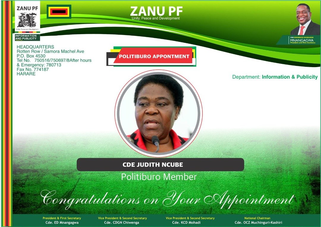 ZANU PF tweet media