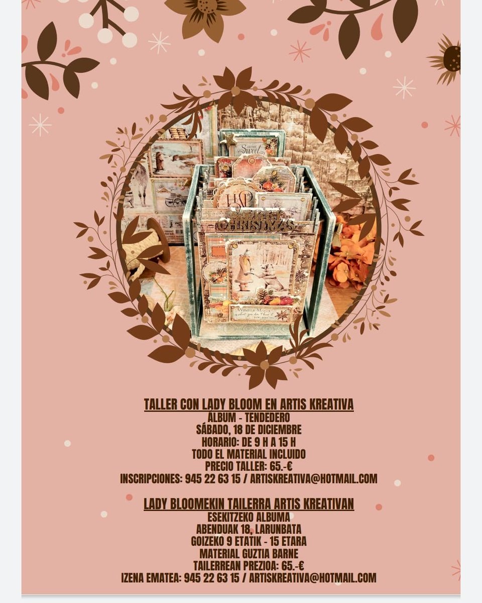 KreativaArtis's tweet photo. #ciaobella #artesania #comerciolocal #manualidades #scrapbooking #thegiftlove #ladybloom https://t.co/nhf337anYK