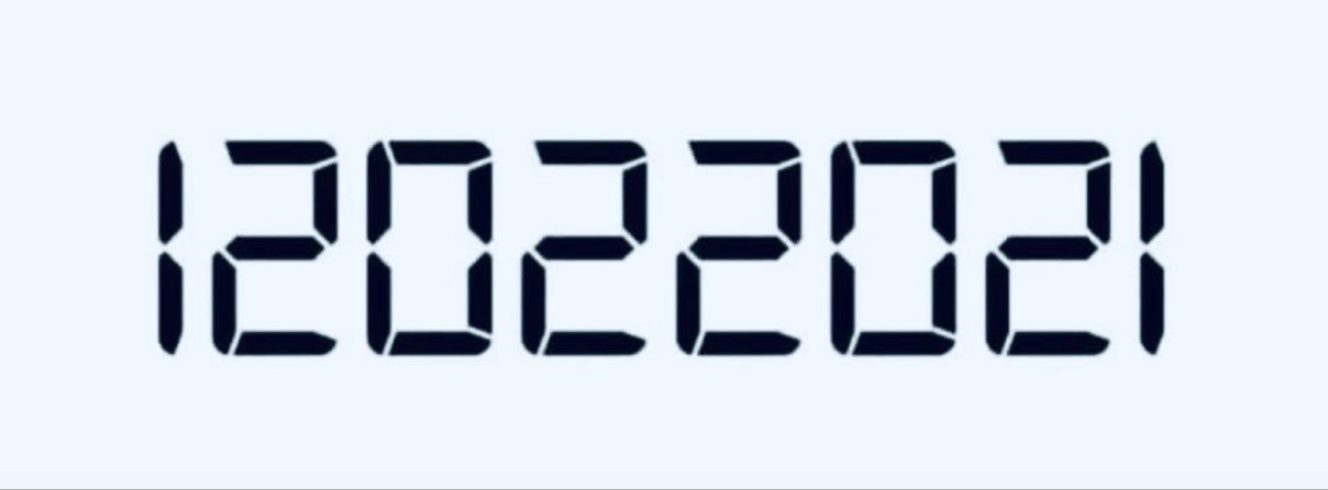 MattSmethurst's tweet photo. Today’s date is both a palindrome and an ambigram: you can read it from left to right or right to left, as well as upside down. https://t.co/3HUhtmNcCR
