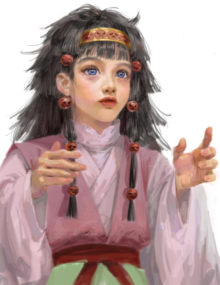 uuchinn's tweet photo. #Alluka #HunterXHunter Having a sibling like me, when'll you be back tonight? (奇怪的梗）我才发现亚路嘉头带上是喜怒哀乐四个表情 https://t.co/LrA62KXbQ1