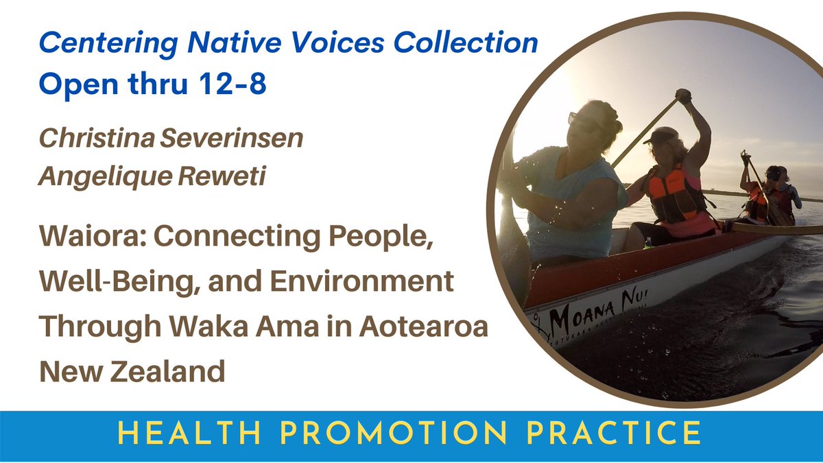 Did you hear them on #TheHPPPodcast? The authors join Cynthia Begay &amp; Arden Castle to explore #Maori perspectives on health &amp; wellbeing. #Open now: bit.ly/2SJV5Zy Please RT, share the link! <a href="/SOPHEtweets/">SOPHE</a> <a href="/hopigirlsilver/">Cynthia Begay</a> <a href="/phanewzealand/">Public Health Association of New Zealand</a> <a href="/IUHPE_SWP/">IUHPE SOUTH WEST PACIFIC REGION</a> <a href="/KathleenMRoe/">Kathleen Roe</a>