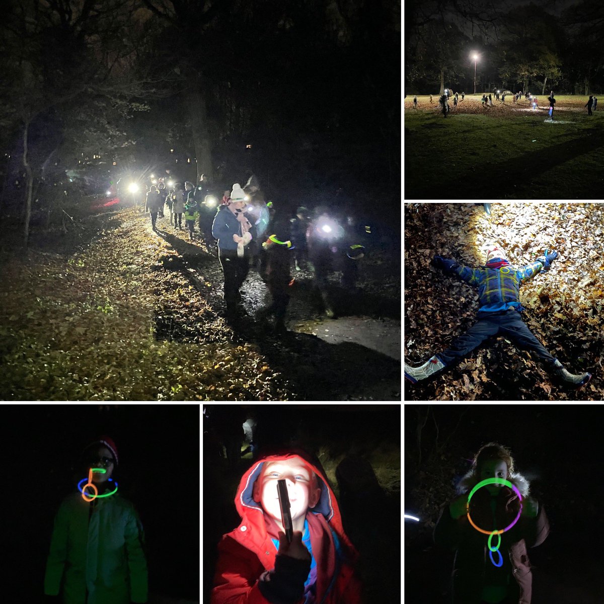 This evening was our joint #Beaver & #Cub #Glowstick walk!
We used our glowsticks and torches to light our way from @ManorfieldHall into #MiddletonPark for a wide game and then back for #hotchocolate & #biscuits!
#SkillsForLife @Child_Leeds @CYScouts @slamscouts @SouthLeedsLife