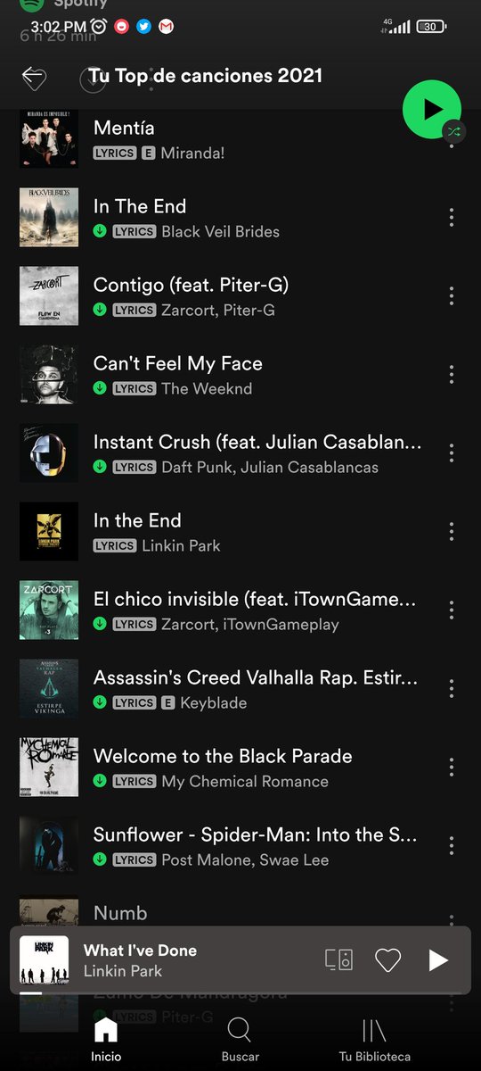 Lefi_kun's tweet photo. Mi 2021 en #Spotify owo https://t.co/bOb0gljqzA