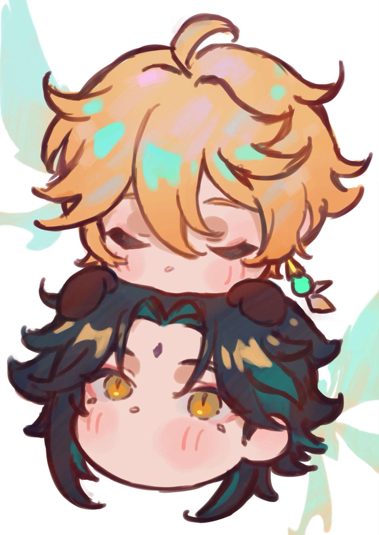 Eima J Hi I Drew Them Yesterday Too Art Fanart Genshinimpact Digitalart Drawing Digiart Aether 原神 Genshin 空 イラスト Xiao Xiaother Xiaoaether Xiaoae 魈 魈空 T Co Npyydnov15 Twitter