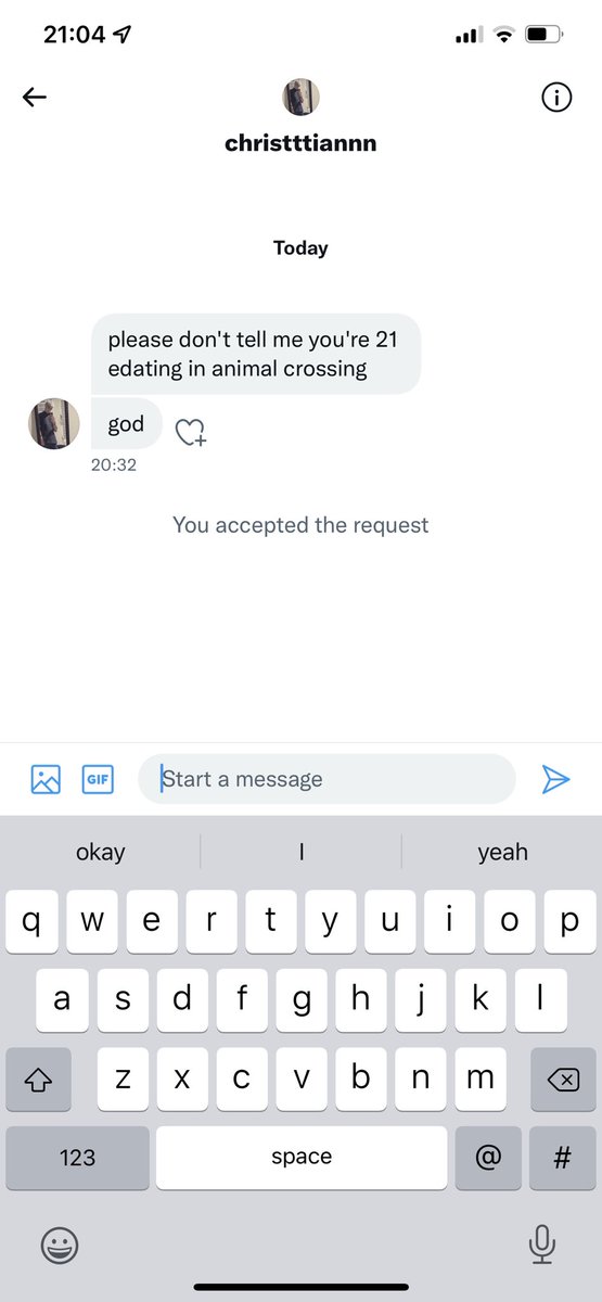 Fellowcrosser's tweet photo. omg my first fan! Here to shit on peoples parades thank you for your unnecessary DM! Have a nice day 🤠 https://t.co/uSvvMoBOP5