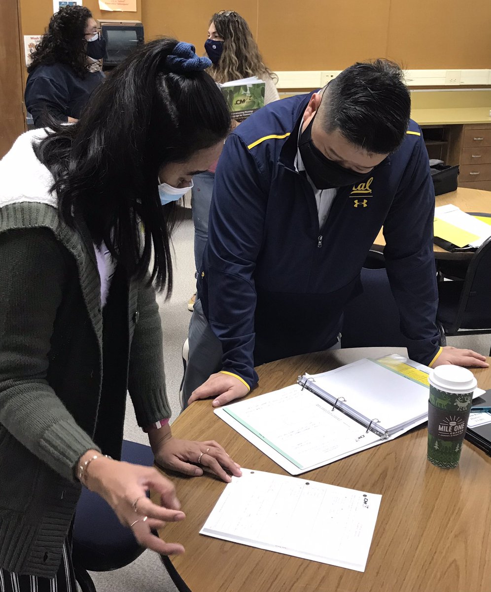 KimSmith_510's tweet photo. MDUSD teachers work hard! Today they’ve crafted lessons that combine supports for student speaking, reading, and writing and they are getting feedback on their work from colleagues. #MDUSDisBACK @YgnacioValley @ellyeah @OakGroveMS @MountDiabloHigh @EdmsToros https://t.co/UbXRfbbJ2V