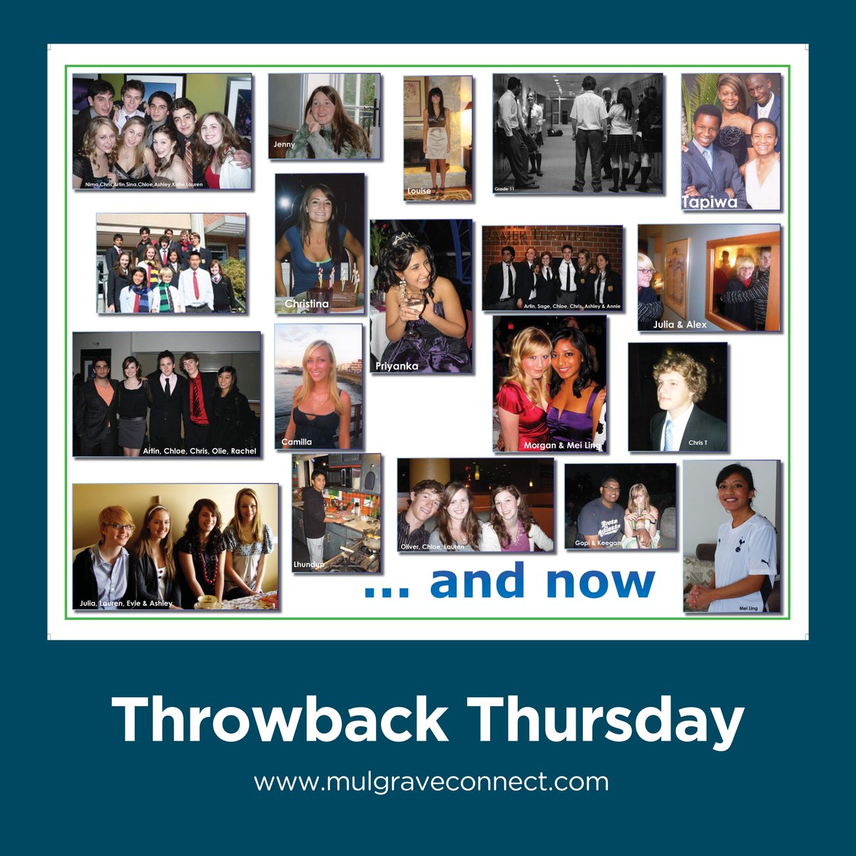 Great memories! Be sure to give a shout-out to the members of this amazing Grad Class.
