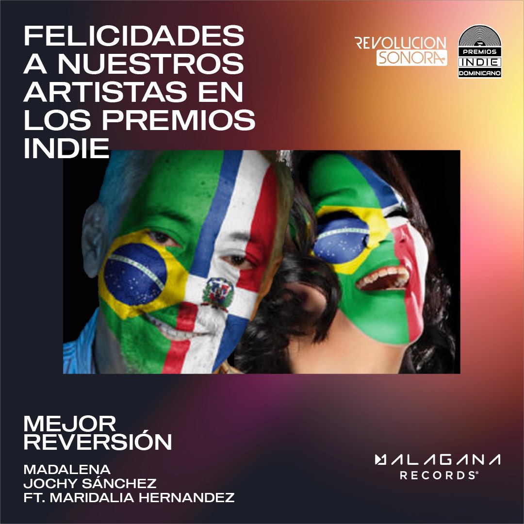 ¡Muchas felicidades a nuestro productor y artista <a href="/Jochy_Sanchez/">Jochy Sanchez</a> y <a href="/maridaliah/">Maridalia Hernández</a> por haber sido merecedor de una pirámide en la categoría de MEJOR REVERSIÓN! De los #PremiosIndieDominicano en su #SegundaEdición en #RepúblicaDominicana