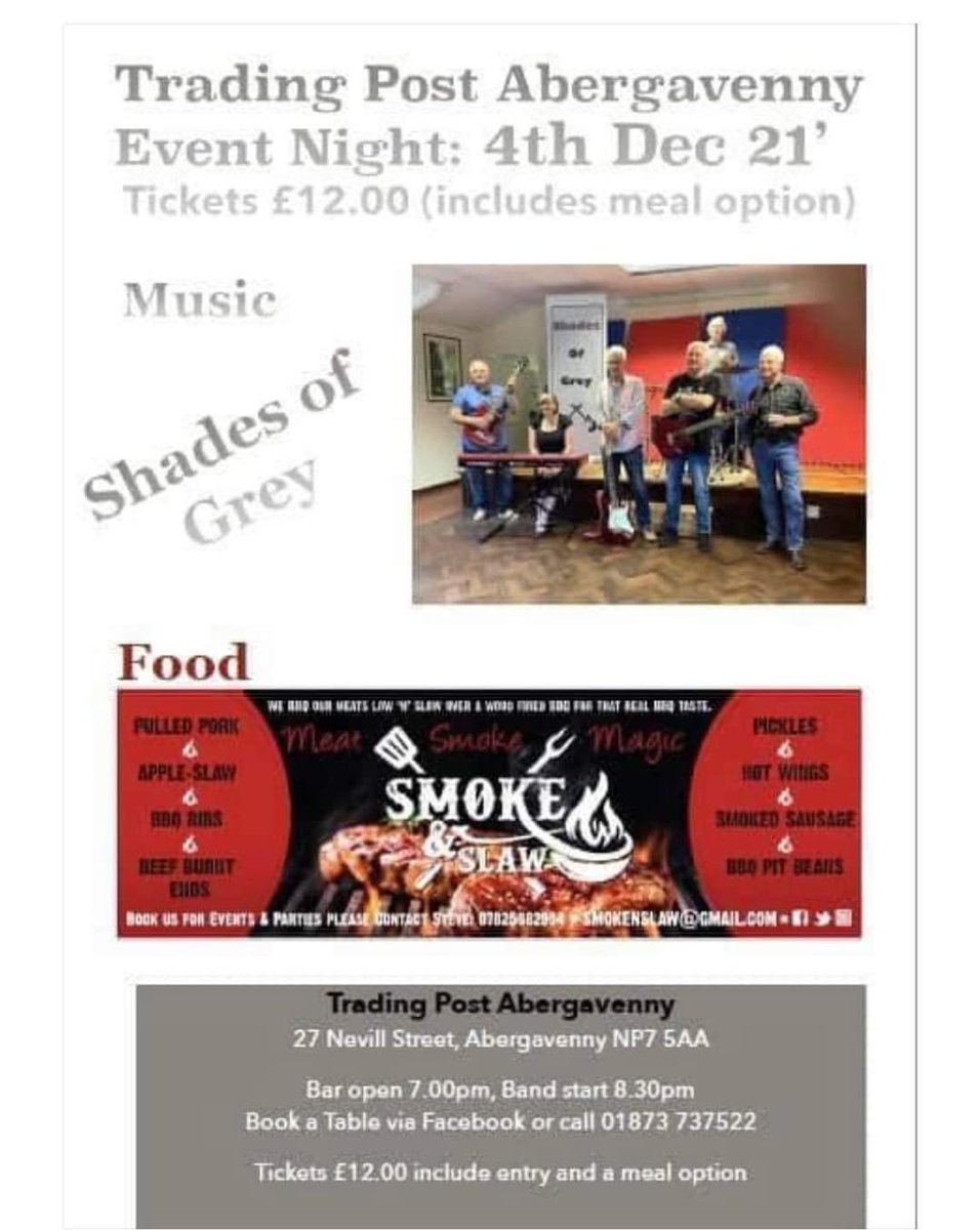 Nevill St Biz Abergavenny (@nevillstbiz) on Twitter photo Trading Post
Nevill Street
This Saturday
Music & Smoke & Slaw Food
Tickets 01873 737522
#stepontonevillstreet
<a href="/AberVoice/">Aberlad/Y Fenni Vice</a> <a href="/Abergavennytic/">Abergavenny TIC</a> @aberfocus @Abergavennyin10 <a href="/AbergavennyRTB/">Aber Round Table</a> Trading Post
Nevill Street
This Saturday
Music & Smoke & Slaw Food
Tickets 01873 737522
#stepontonevillstreet
<a href="/AberVoice/">Aberlad/Y Fenni Vice</a> <a href="/Abergavennytic/">Abergavenny TIC</a> @aberfocus @Abergavennyin10 <a href="/AbergavennyRTB/">Aber Round Table</a>