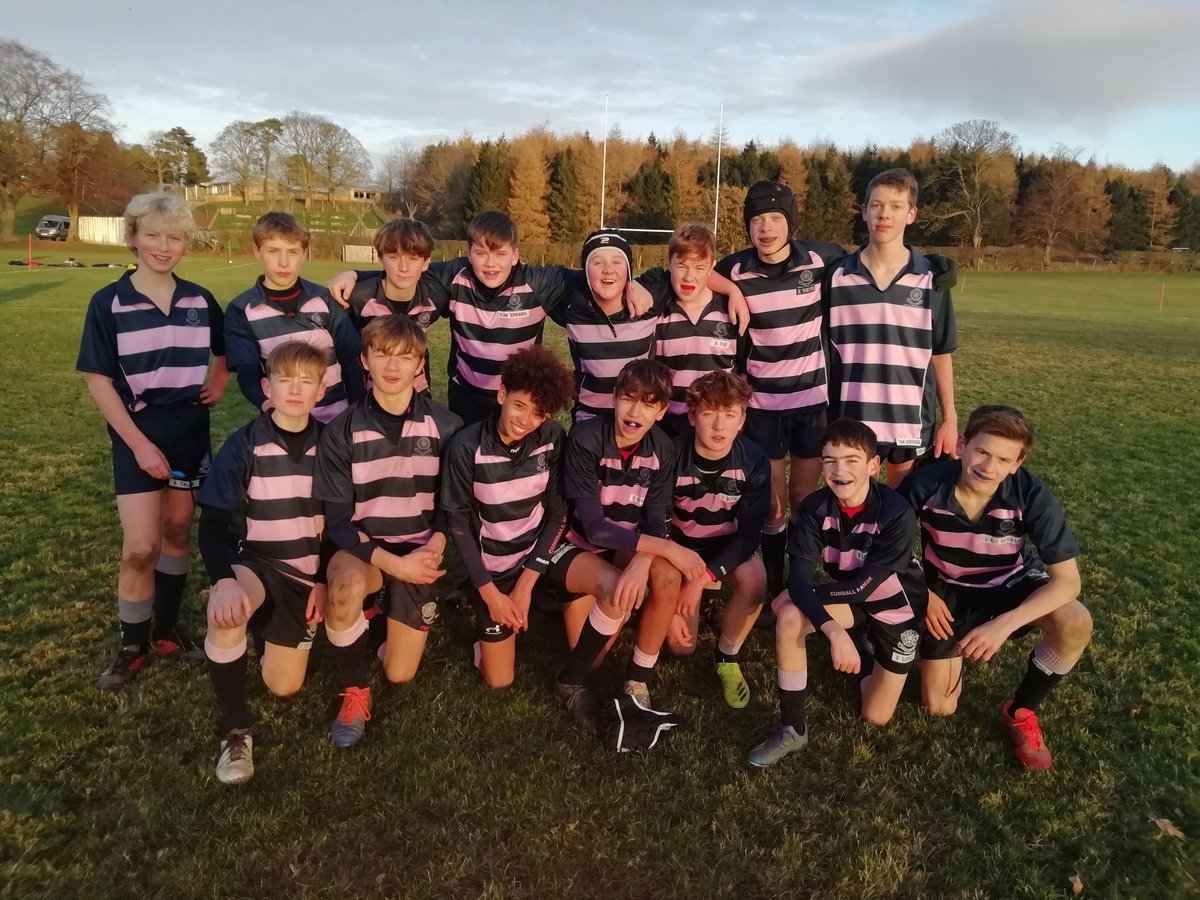 CundallSports's tweet photo. Cundall U14 rugby team enjoyed a good run out in the glorious cold winter weather, during their fixture against Red House #TeamCundall #CundallSport #avoidcontact #passtheball #hitandstick https://t.co/Z6WdMXmlAv