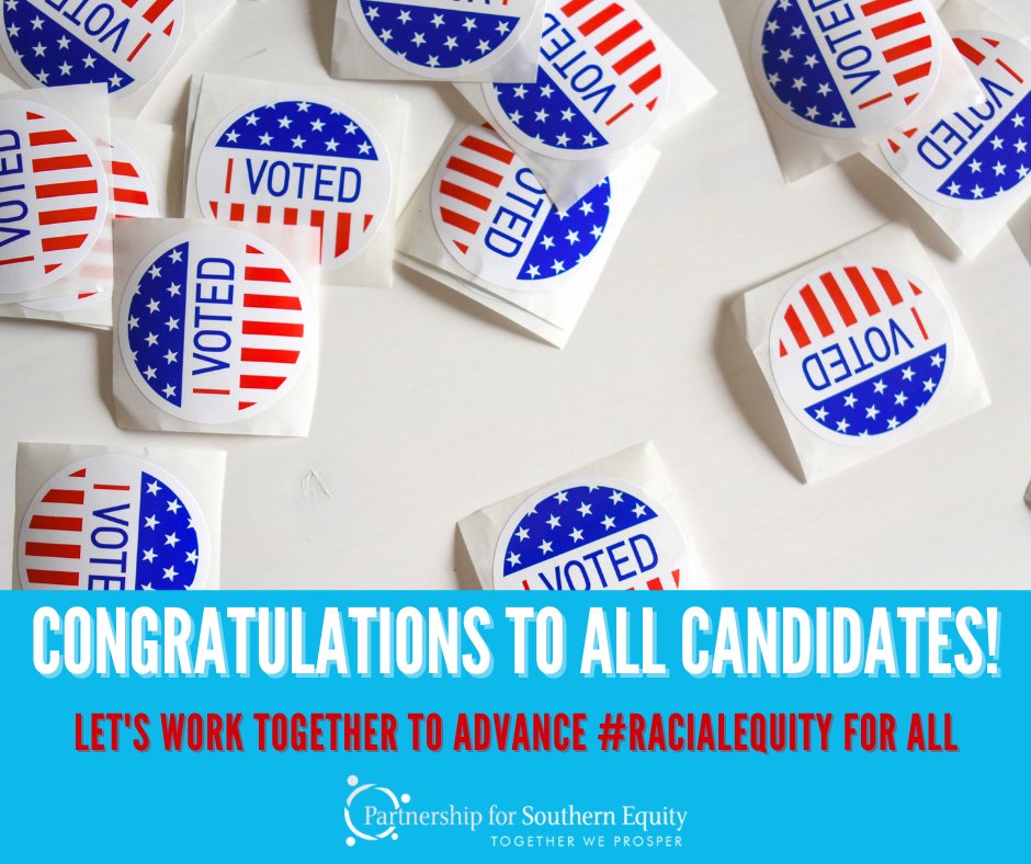 PSEquityMatters's tweet photo. Metro Atlanta cast its #voteforequity and changed the face of its leadership. Congrats @andreforatlanta, @DougShip, and all candidates! Let's work together to advance #racialequity for all. Connect with us at https://t.co/d2dlIQYgSF! #TogetherWeProsper Mention โ endorsement. https://t.co/aelwL0VKNR