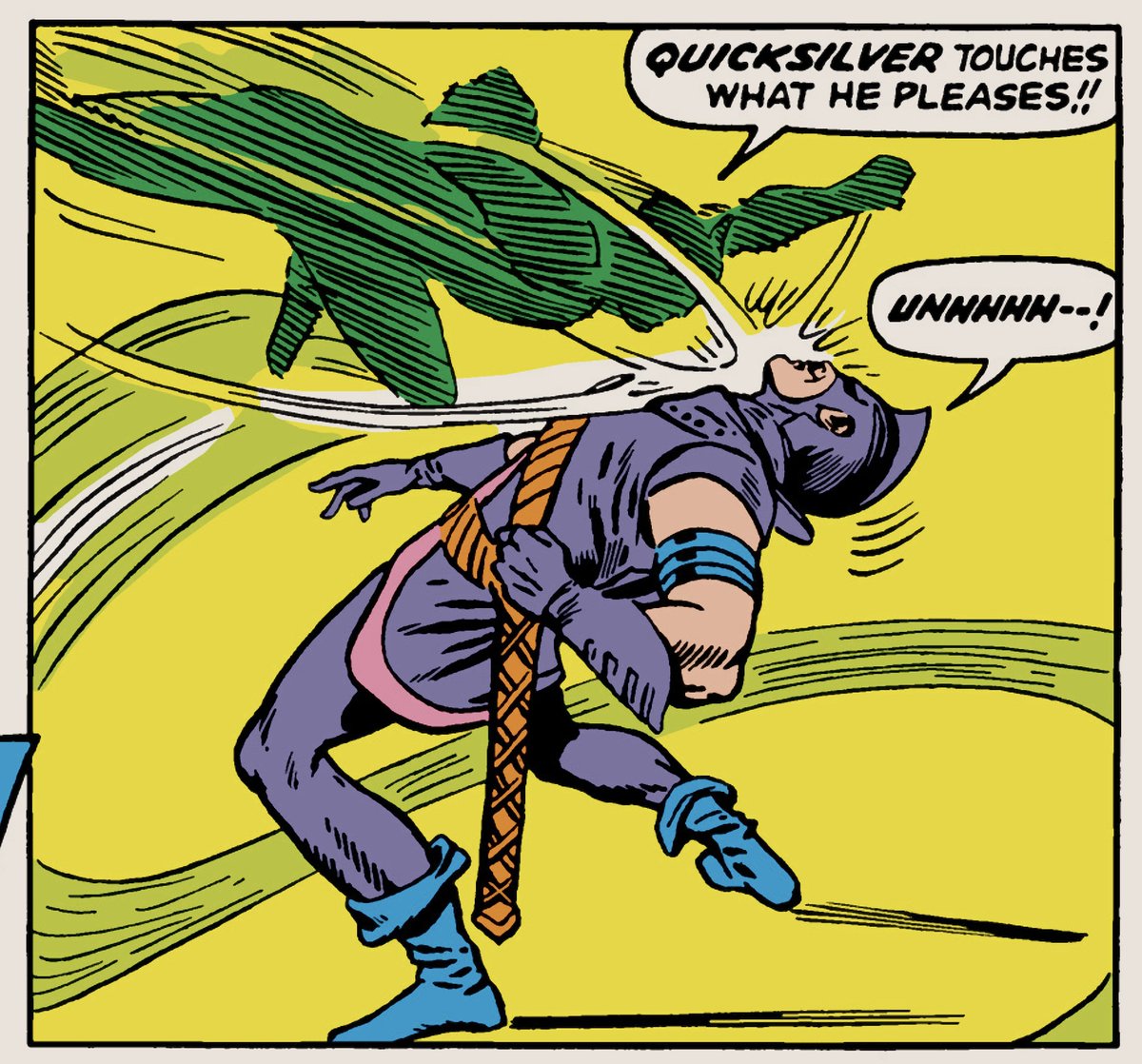 Quicksilver vs The Swordsman, Avengers 19 (August 1965)