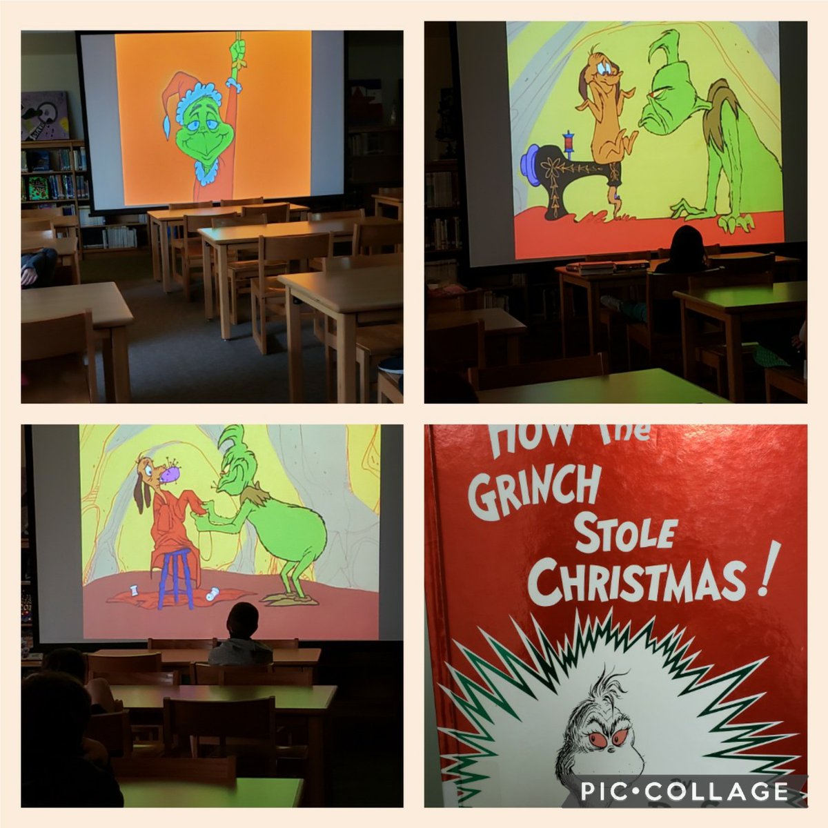 DIS 5th graders were excited to watch the classic "How the Grinch Stole Christmas" <a href="/DurhamLibraryTX/">DurhamLibrarytx</a> <a href="/CISDLibraries/">CISD Libraries</a> <a href="/Carrollisd/">Carroll ISD</a> @DonDurhamSLC