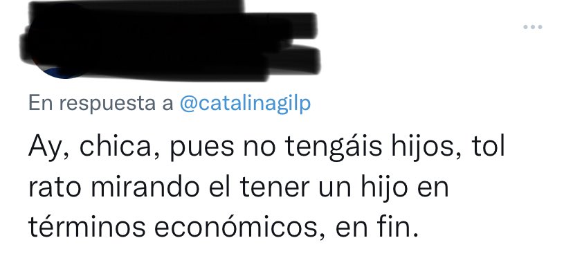 catalinagilp's tweet photo. Comparto este estudio y recibo este comentario…

La solución no es que la mujeres no tengamos hijos. Las mujeres deberíamos poder tener hijos y no ser castigas laboralmente por eso. Como ocurre con los hombres. https://t.co/dAuvnIMbIB