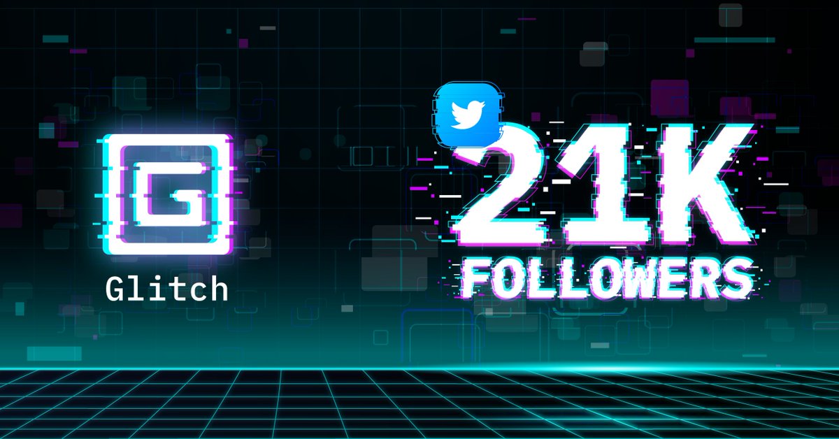 GlitchProtocol's tweet photo. 21K strong and growing fast! Thank you to our dedicated community, here's to our future growth and future of #DeFi 🔥 https://t.co/O7dv0IaV6S