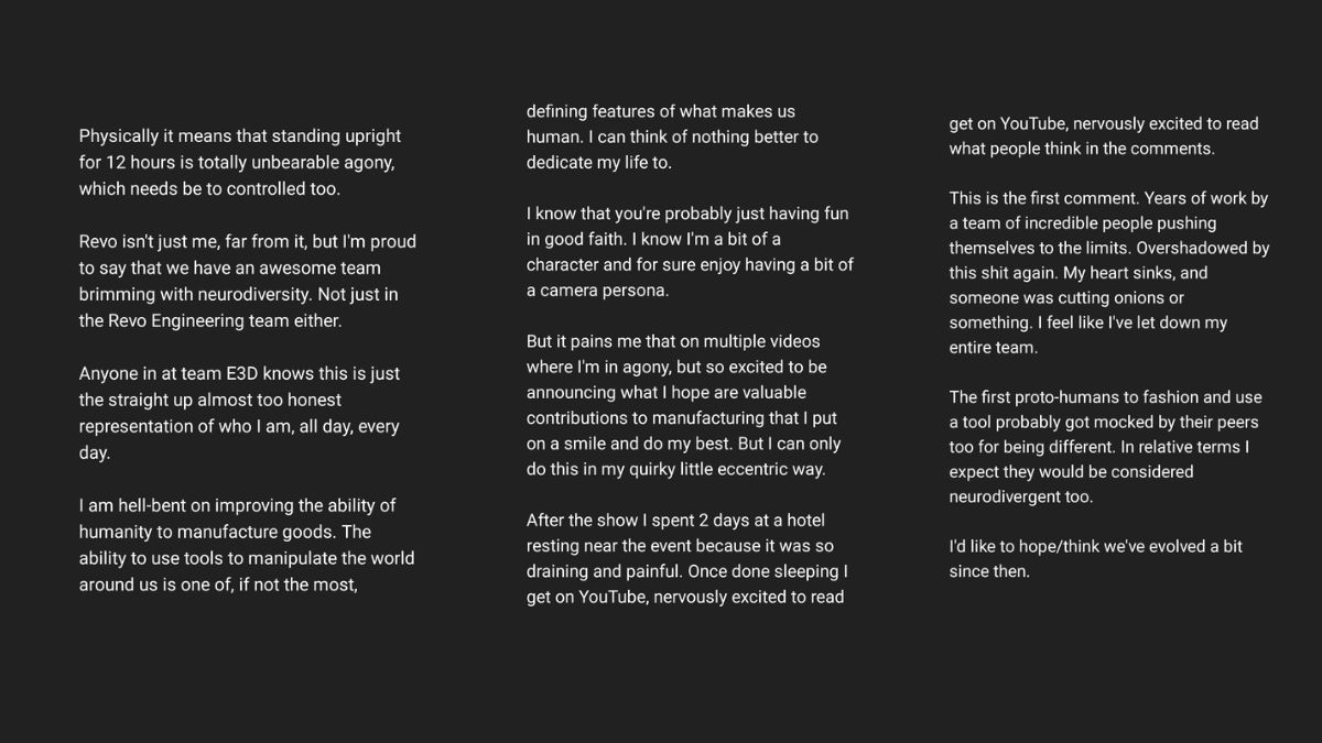 2 pic. I think these words from Sanjay are deeply important to share This could be triggering for creators, people with neurodivergencies and hidden disabilities. We need to remove the bullies, cut them out of us like a cancer This community NEEDS to DO BETTER https://t.co/e3Ems4uUPC