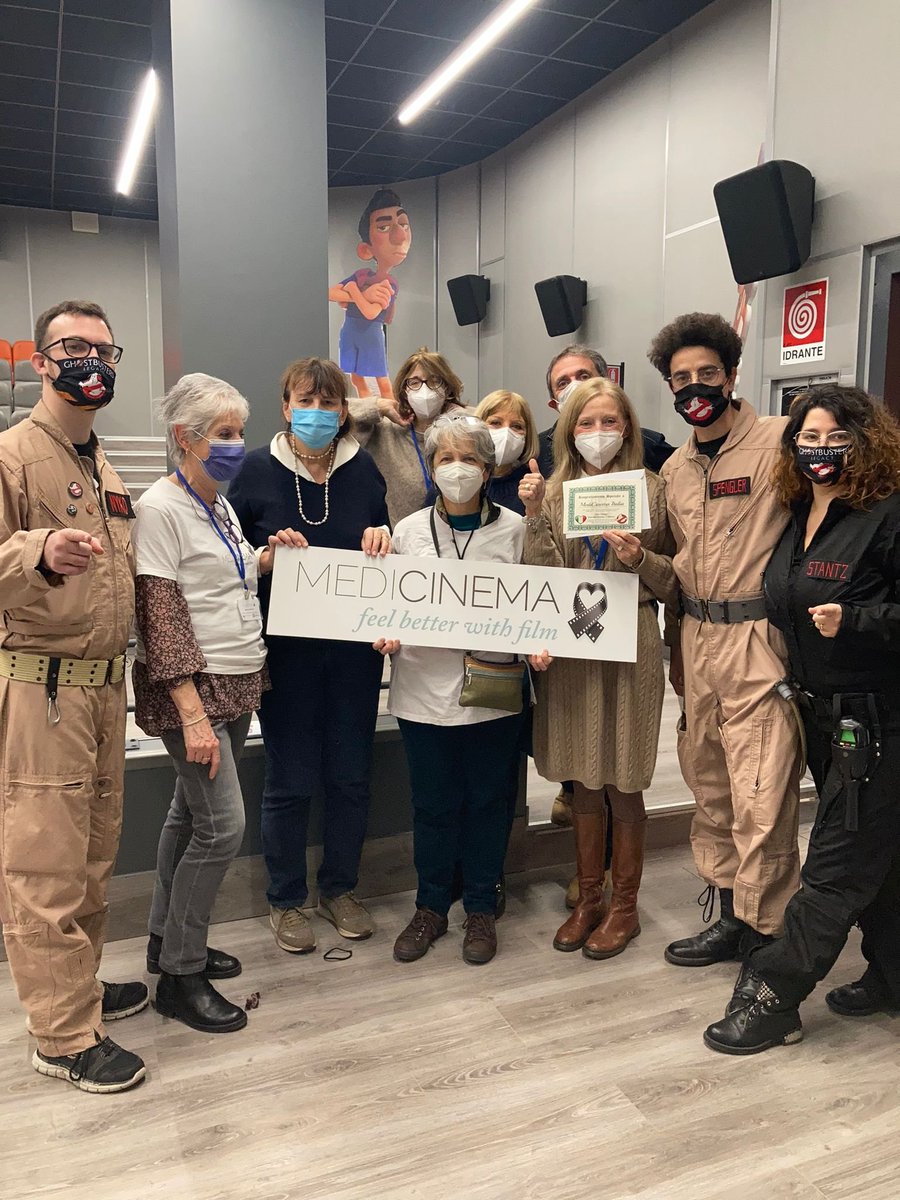 hramistribute's tweet photo. Grazie @MediCinemaIT Ospedale Niguarda di Milano per averci ospitato ed aver dato spazio al progetto omaggio non-profit ad Harold Ramis "Alex Demy Harold Ramis Tribute"
👻🚫🇮🇹♥️
#GhostbustersAfterlife #GhostbustersLegacy #rememberharoldramis #haroldramistribute #haroldramis https://t.co/FTKGTDY61R
