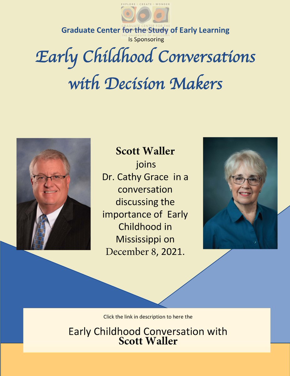 UM_GCSEL's tweet photo. Join us today for the Early Childhood Conversation with @ScottWallerMEC using this link.
https://t.co/dIbwZ2y7VG https://t.co/AHVrVxWmiY
