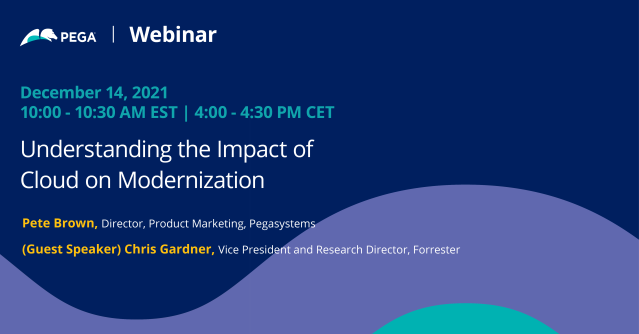 AEatPEGA's tweet photo. Register for our upcoming webinar on December 14 to learn about the most effective way to modernize applications for the current digital landscape. https://t.co/RWuu6Gjb0M https://t.co/m9bd0tWVAT