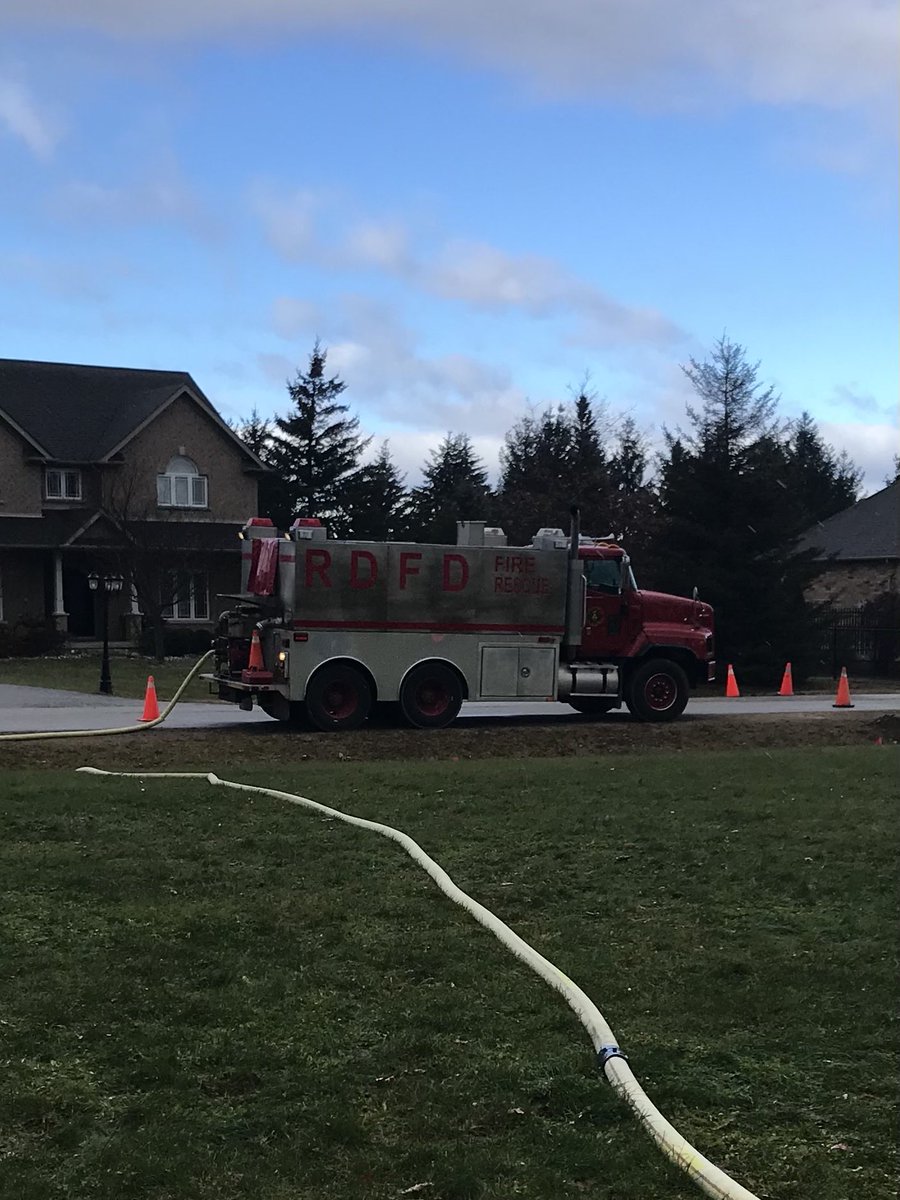 MikeBlacklaws's tweet photo. Happy to get out and help with the new community rink in Mansfield today. Great participation from Township staff, community members and Rosemont Fire Firefighters. Can’t wait for it to freeze and strap on the skates. Game on. https://t.co/JtSf2ntsQT