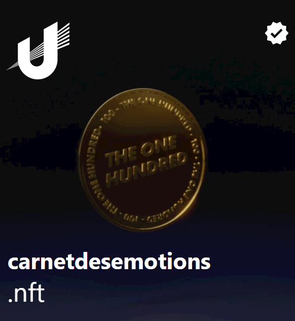 <a href="/unstoppableweb/">Unstoppable Domains</a> WoW ! This is huge ! With <a href="/unstoppableweb/">Unstoppable Domains</a> ! My own custom .NFT domain!  and minted free on <a href="/0xPolygon/">Polygon | POL</a>  
Now you can send me all your #ETH #Matic etc to my wallet @ carnetdesemotions.nft instead of using my 0x address!
NFT  received from <a href="/RealTPlatform/">RealT</a> 🥰
👉🏼unstoppabledomains.com/?ref=3c2db88fd…