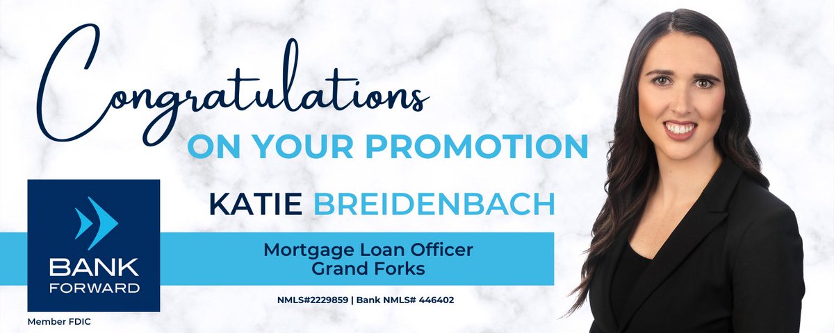 Congratulations to Katie on her recent promotion bankforward.com/news/article/b…

bankforward.com
Member FDIC