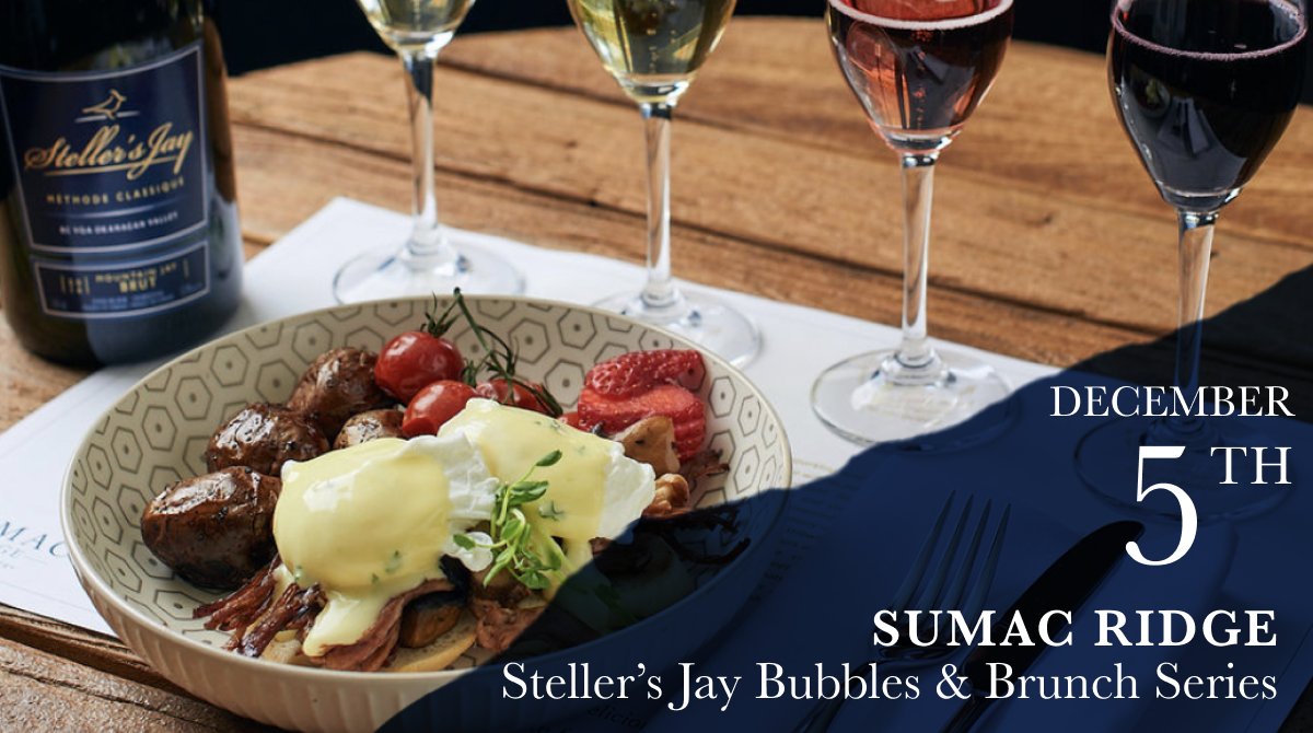 Celebrate the holiday season at our Steller’s Jay Bubbles &amp; Brunch event. 

Reserve your spot here: bit.ly/3vWBe8B