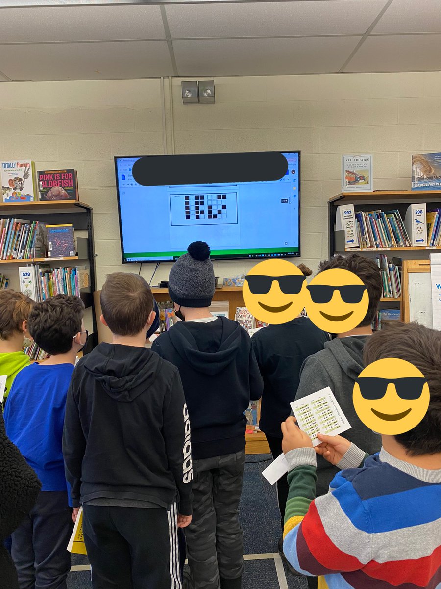 WilshireLibrary's tweet image. Had to document this awesome display of teamwork! Even though it’s a contest, our grade 4/5 students worked together to solve a message written in #BinaryCode. @WilshireES #MonthOfCode