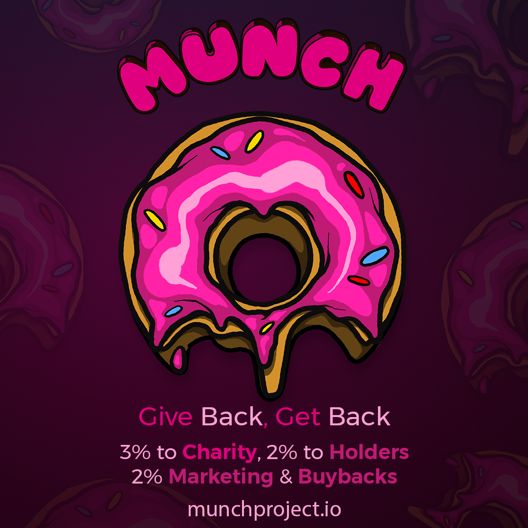 NikoGar16927188's tweet photo. #1 DeFi Charity Project ! Raised almost $5million to charity! $Munch #MunchLove 
#cryptocurrency #CryptoNews #Cryptocurrencynews #Bitcoin  #Ethereum #BSC  #altcoin #ALTSEASON #NFTs #DeFi #SaveTheChildren #shiba #MATIC $BTC $ETH $XRP $SCRT $SHIB $CRV $ATOM $GRT $FTM $HNT https://t.co/audnbSGsx7