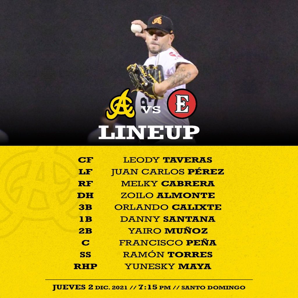 aguiluchos's tweet photo. #AguiPBP Alineación y roster para el partido hoy 02/12/21 contra los Leones #ACvsLE https://t.co/qh1182g42a