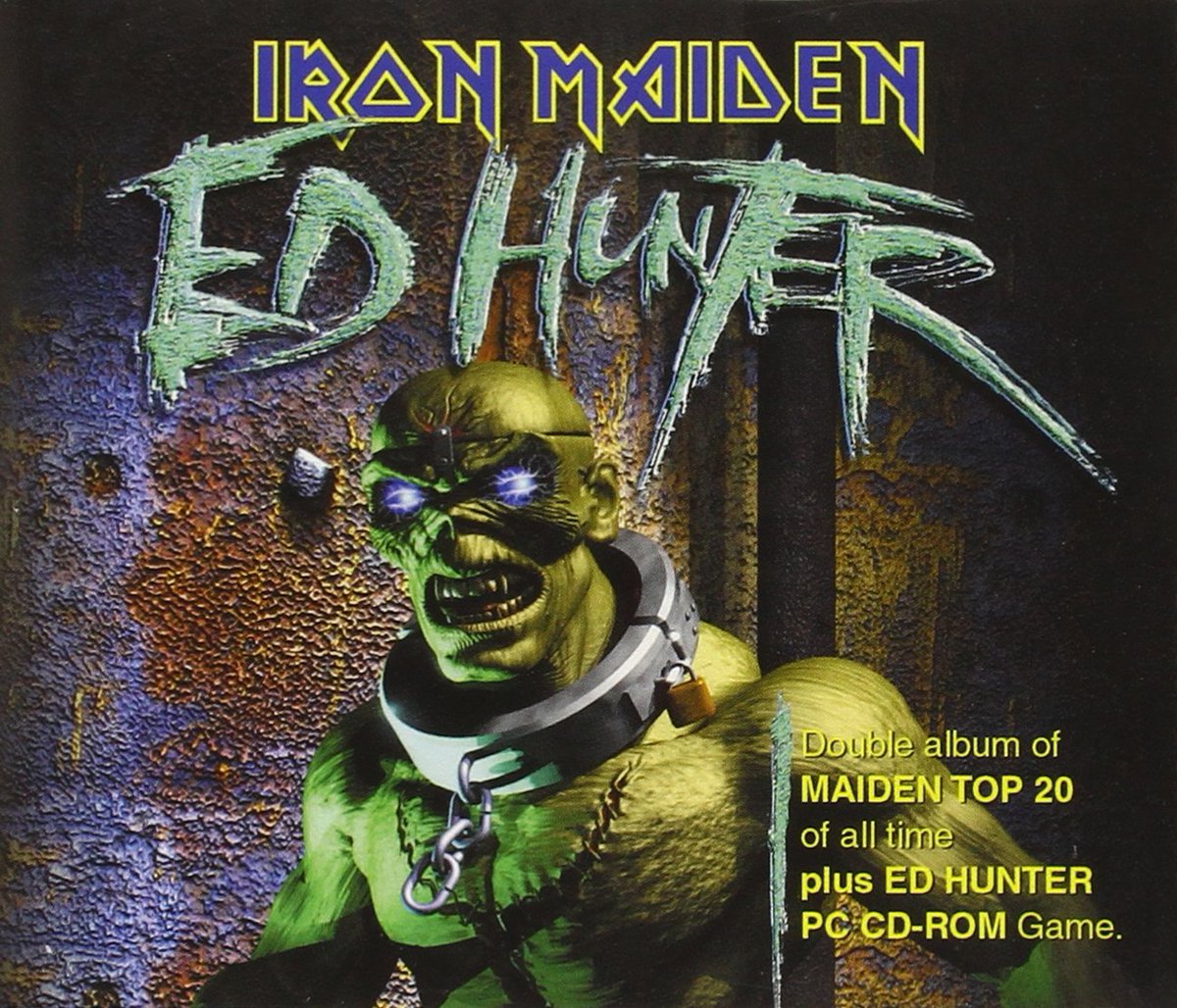SenorWargo's tweet photo. En 1999 #IronMaiden lanzó un disco recopilatorio de 2 CD's llamado #EdHunter , que además de contener canciones del grupo, era un videojuego. https://t.co/QNmqQ9dsqd