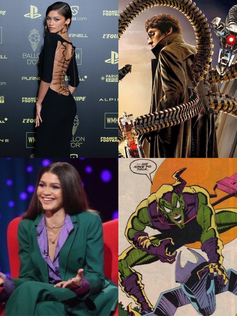 RT @dayapeters: zendaya referencing her spider-man press tour looks from the sinister six is such a power move https://t.co/ge6uNeXtTV