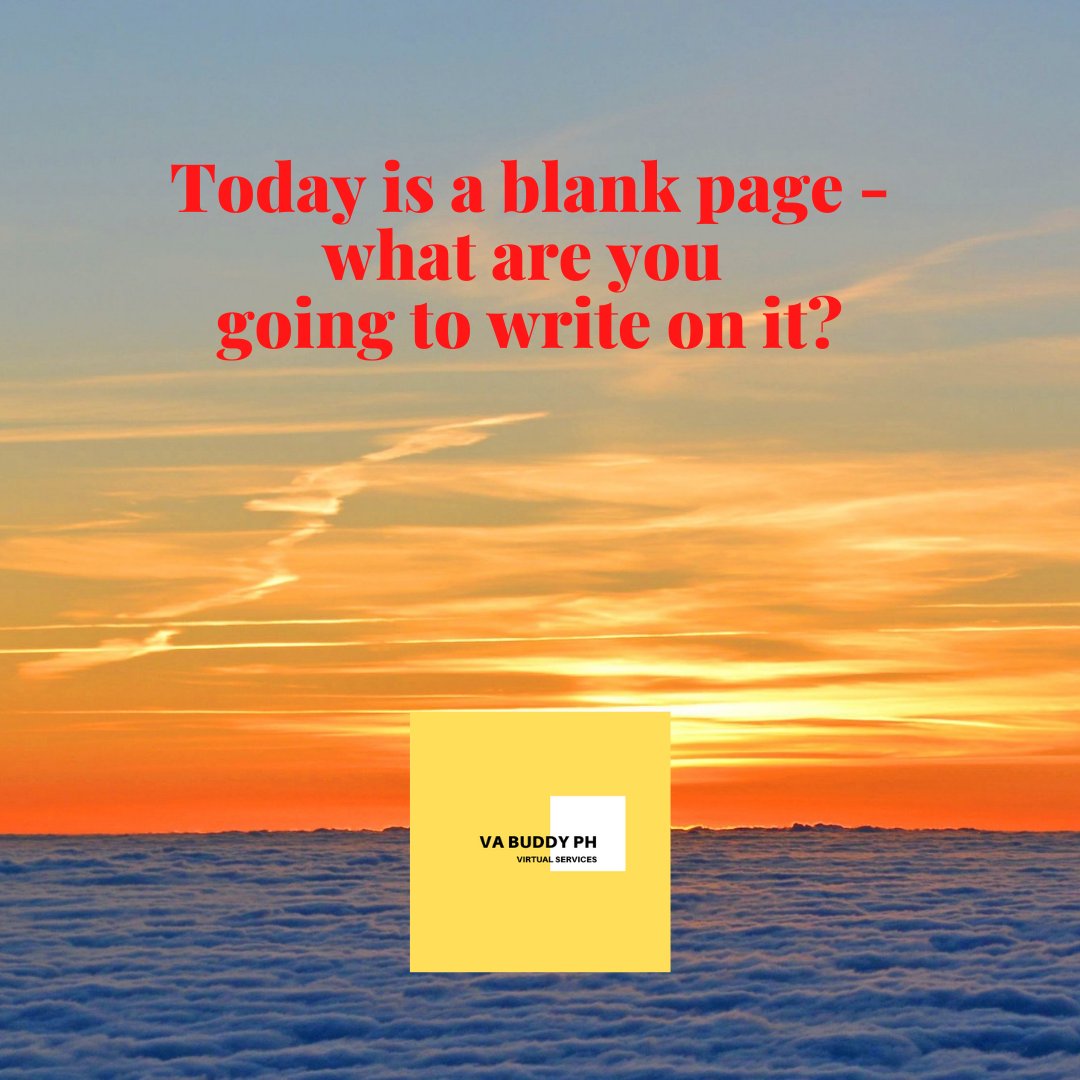 vabuddyph's tweet photo. Make today count!
#virtualservicesph #virtualservices #virtualassistanceph #virtualassistance #virtualassistantph #virtualassistant #onlineservicesph #onlineservices #hustle #grind #bebetter #bepositive #vabuddyph https://t.co/nYq1BIK80n