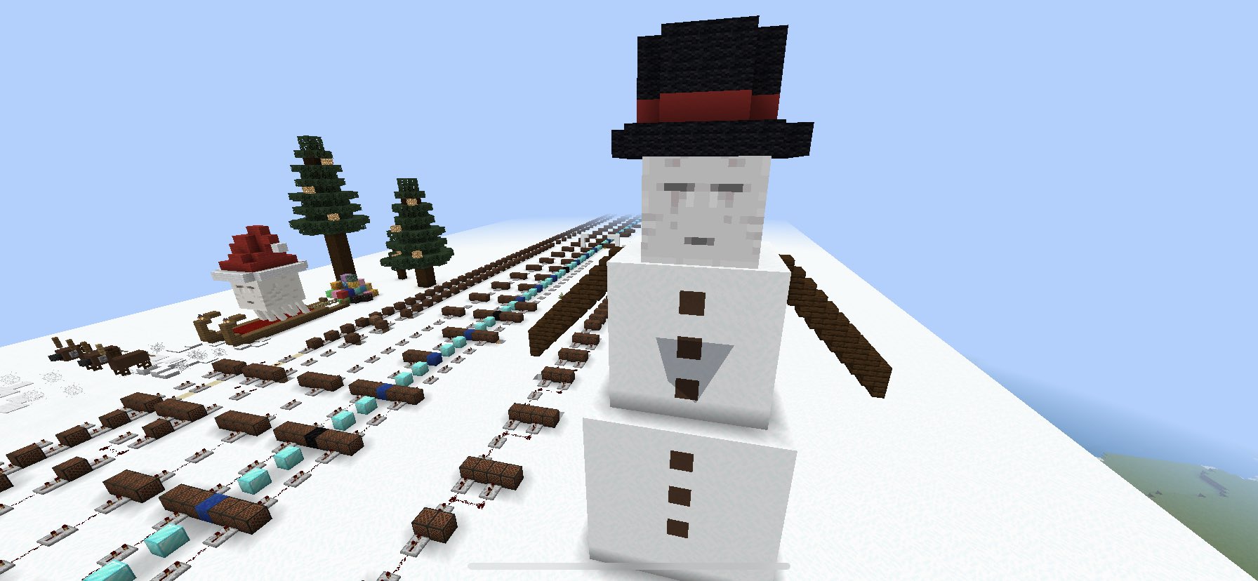 アンジー ガスト好き過ぎてごめんなさい こんどのガストは雪だるま Minecraft マイクラ マイクラ マインクラフト クリスマス Christmas Xmas Noteblock T Co E2s77hut8a Twitter