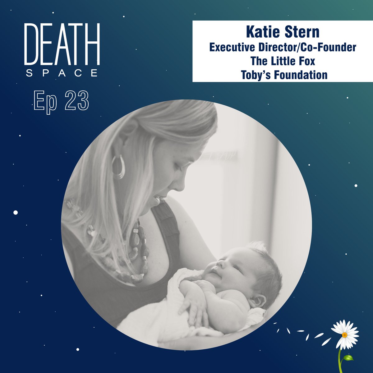 DeathSpacePod's tweet photo. In ep 23 I interviewed Katie Stern, Executive Director/Co-Founder of @TheLittleFoxFdn about the loss of her son, Toby to SIDS, how Katie and her family handled the immense grief and their foundation. Check out the episode wherever you get your podcasts! https://t.co/6tNm3Fmp2D https://t.co/9BMuUgpaDH