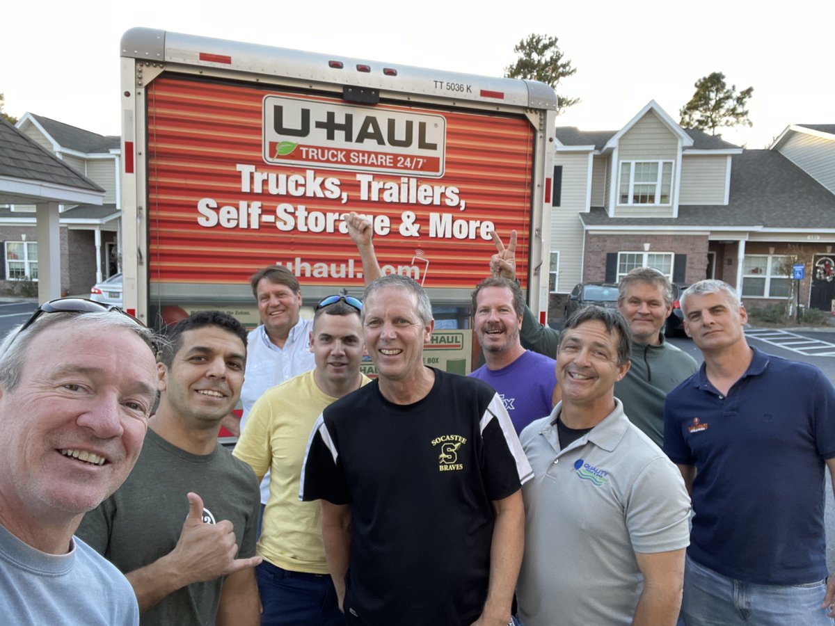 F3GrandStrand's tweet photo. When @jaymart3719 calls on his @F3Republic and @F3GrandStrand brothers to help with the move to @F3Aiken we show in full force.

@F3GOLDBERG 
#bubbles 
#Billboard 
@F3skimmerMB 
@BarilaroGeorge 
#Jetah
#Shoeless
@BarilaroGeorge 
@MarkGouhin 

Happy Trails Our Friend!
#ISI https://t.co/QJXAjqMef1