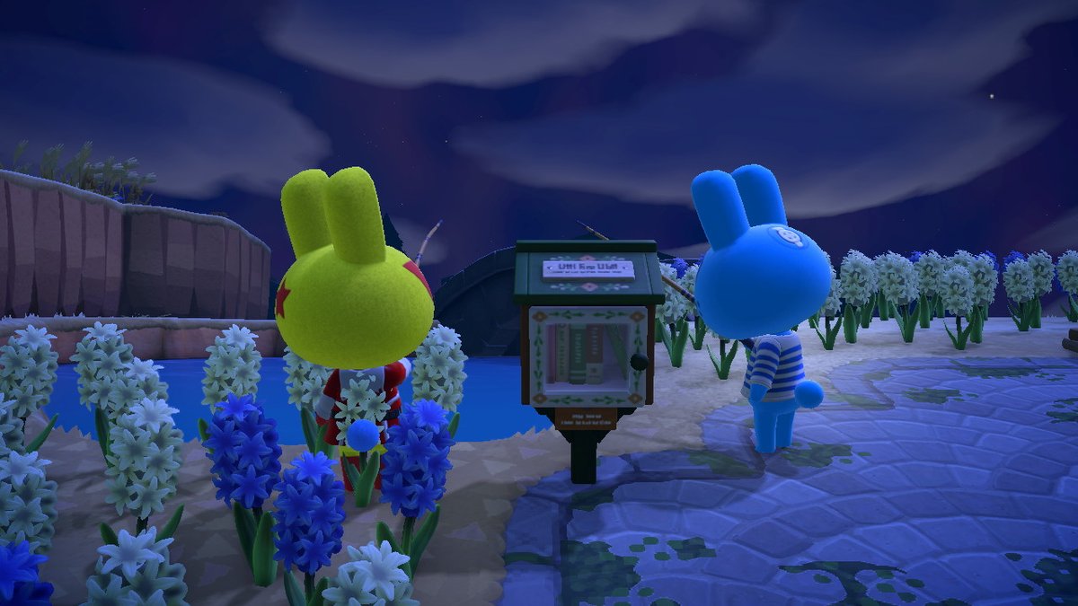 Meyn_ac's tweet photo. Amparo y Saltiago pescando junticos <3

#AnimalCrossing #ACNH #NintendoSwitch https://t.co/48GYGrZwXX