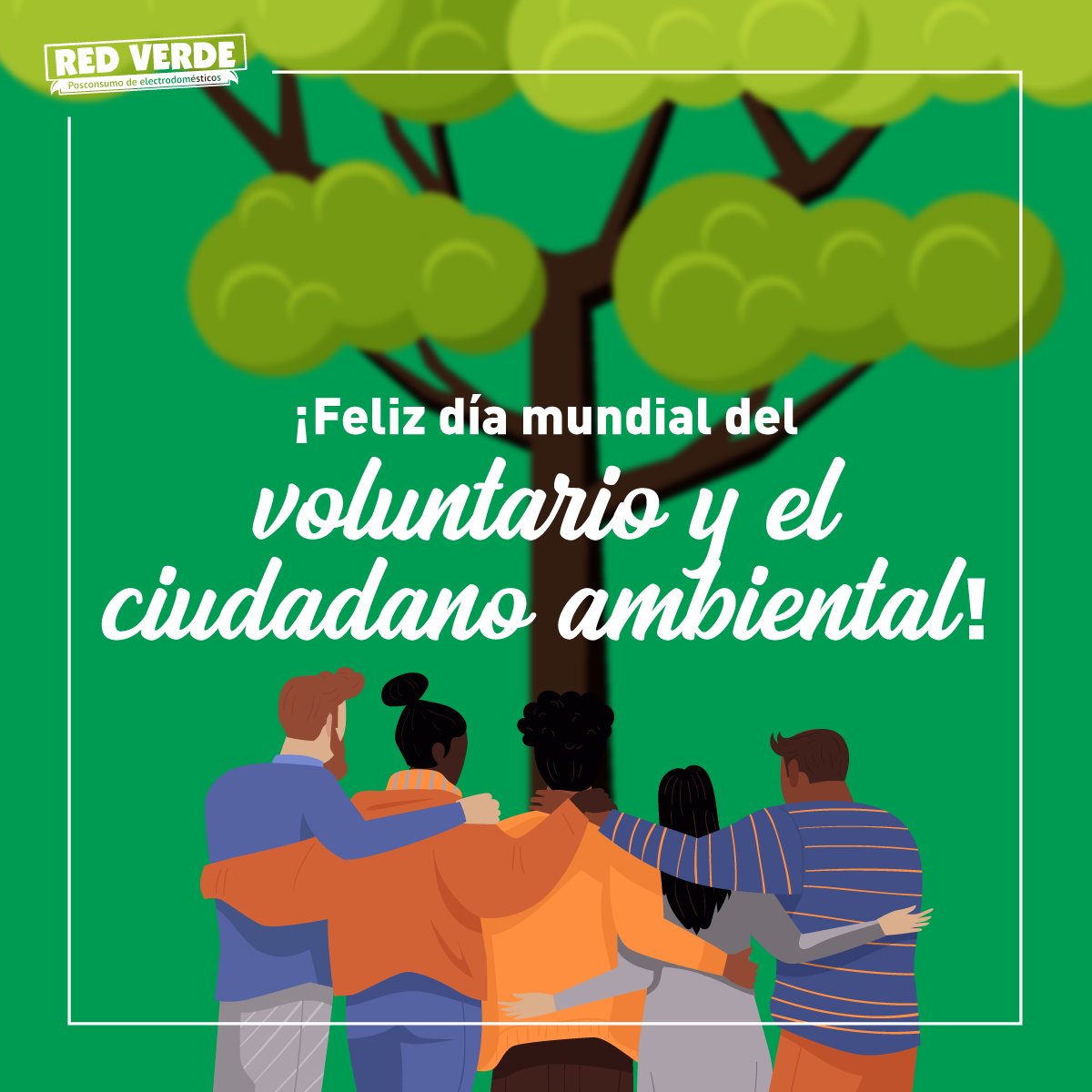redverdecol's tweet photo. En el día mundial del voluntario y ciudadano ambiental 🙋🏻‍♀️🙋🏻🙋🏻‍♂️ queremos recordar a todos aquellos que han aportado un grano de arena a nuestra misión 💪🏽 ¡Porque unidos hacemos el cambio! 🌎 https://t.co/8gk5HXVrth
